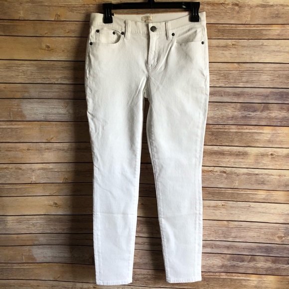 j crew factory white jeans